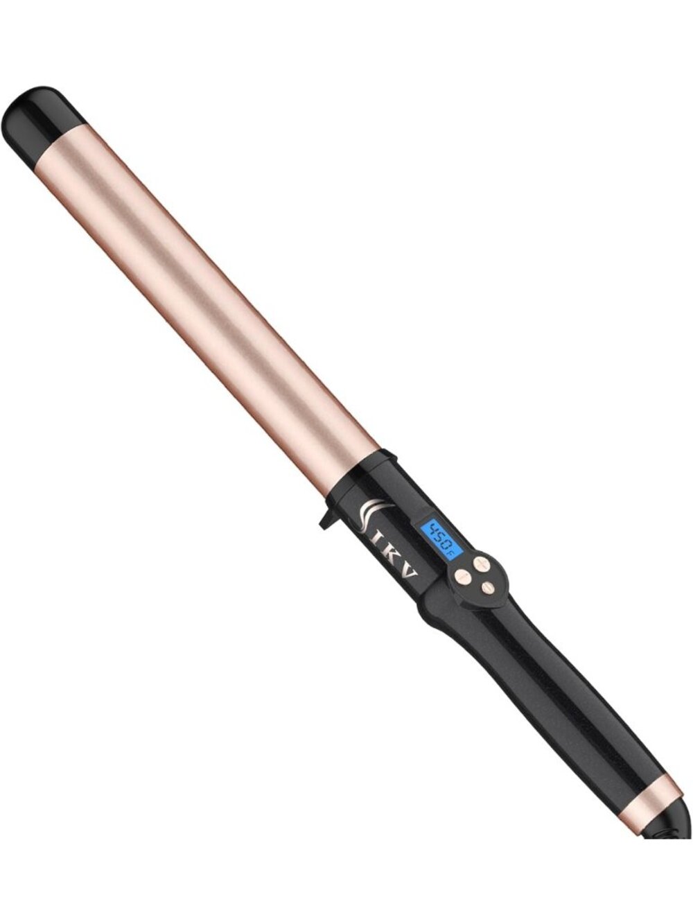 1 1/4 Inch Ceramic Curling Wand for Long Hair - Extra Long Barrel for Loose